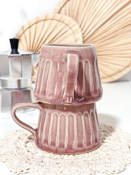 Hrnek moka RETRO s detailem dekoru