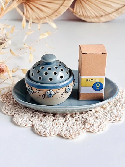 Aromaterapeutická sada Rituál vnitřního klidu modré pomněnky