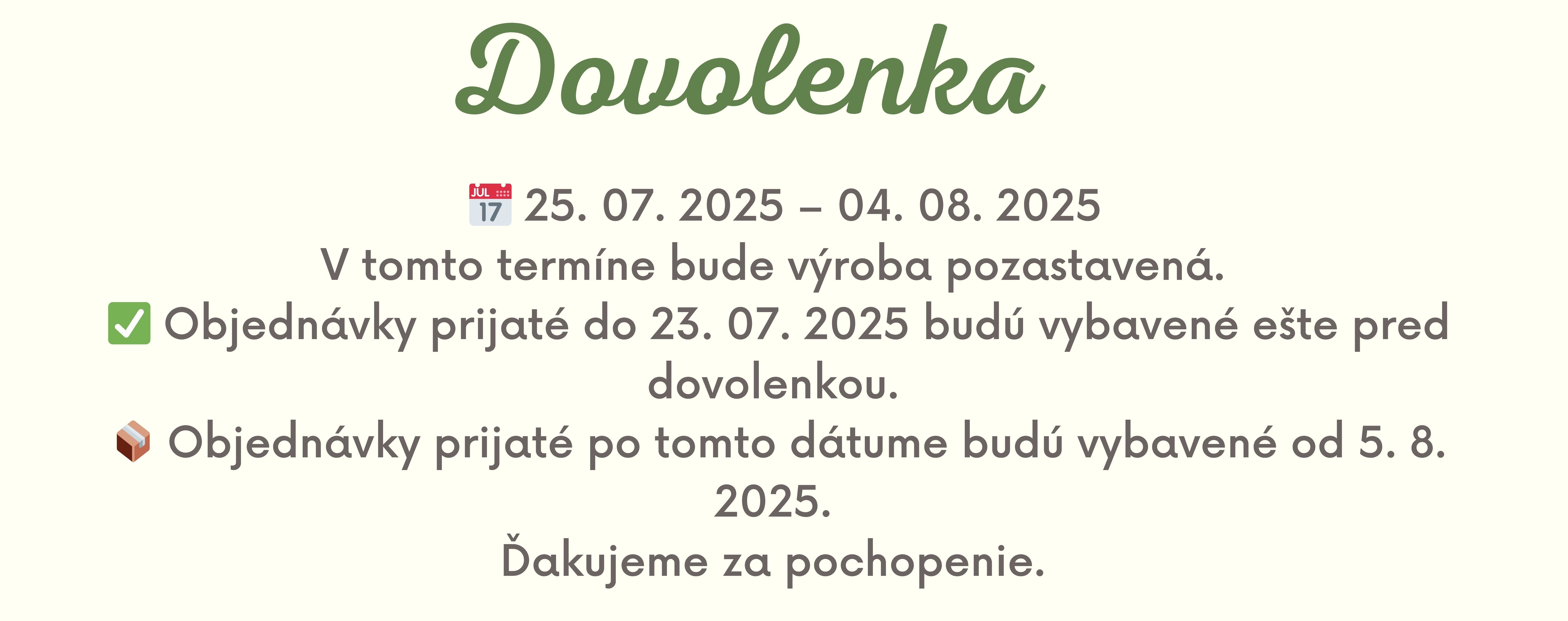 Dovolenka