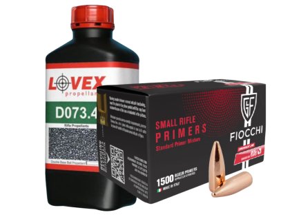 Zvýhodněný rifle set - prach, střely, zápalky