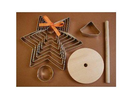 Vykrajovátko na stromeček  sada na výrobu perníkového stromečku