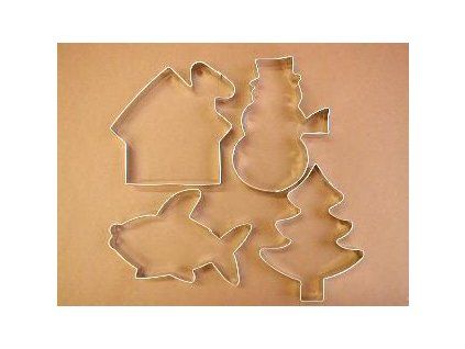 Vánoční sada vykrajovátek 120  Sada vánočních vykrajovátek