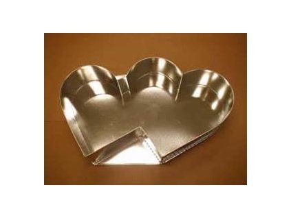 Dvojsrdce  Dortová forma dvojsrdce