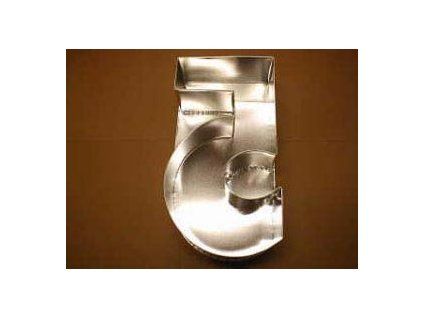 Číslice 5 - pět, pětka  Dortová forma číslovka pět