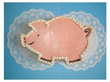 Prasátko  Dortová forma prasátko