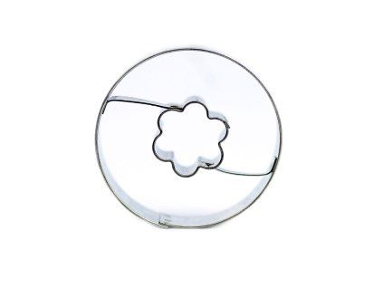 Velké kolečko - střed kytička  Kolečko se středem