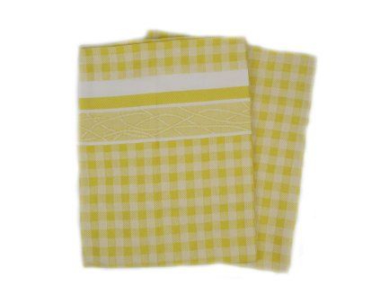 Žlutá kostička - bambus 2ks  Ideální dárek pro milovníky kávy