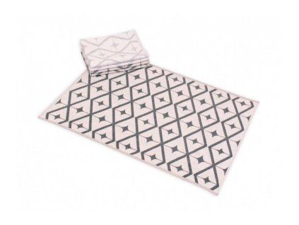 Geometrie - Bavlna / Len - béžová 2ks  Ideální jako dárek