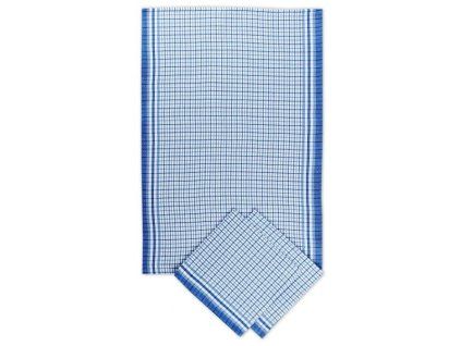 Modré mini káro - bambus  Antibakteriální, antiseptické účinky (nezapáchají)