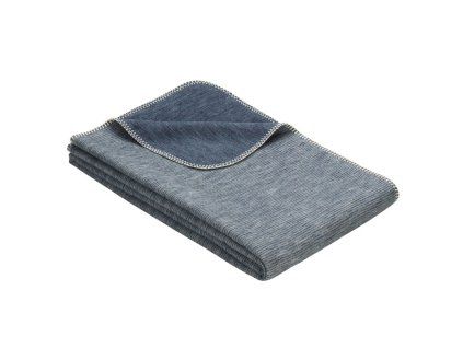 modra bio bavlnena deka lagoa 140 200cm