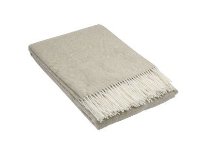 vlneny pled bezova khaki