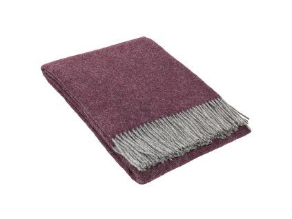 vlneny pled seda vinova