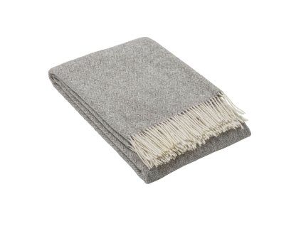 516 vlneny pled sedy cikcak