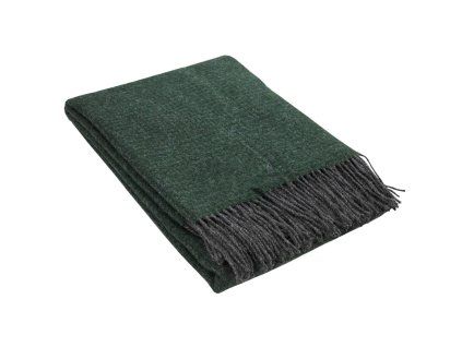 vlneny pled zelena lestni dark