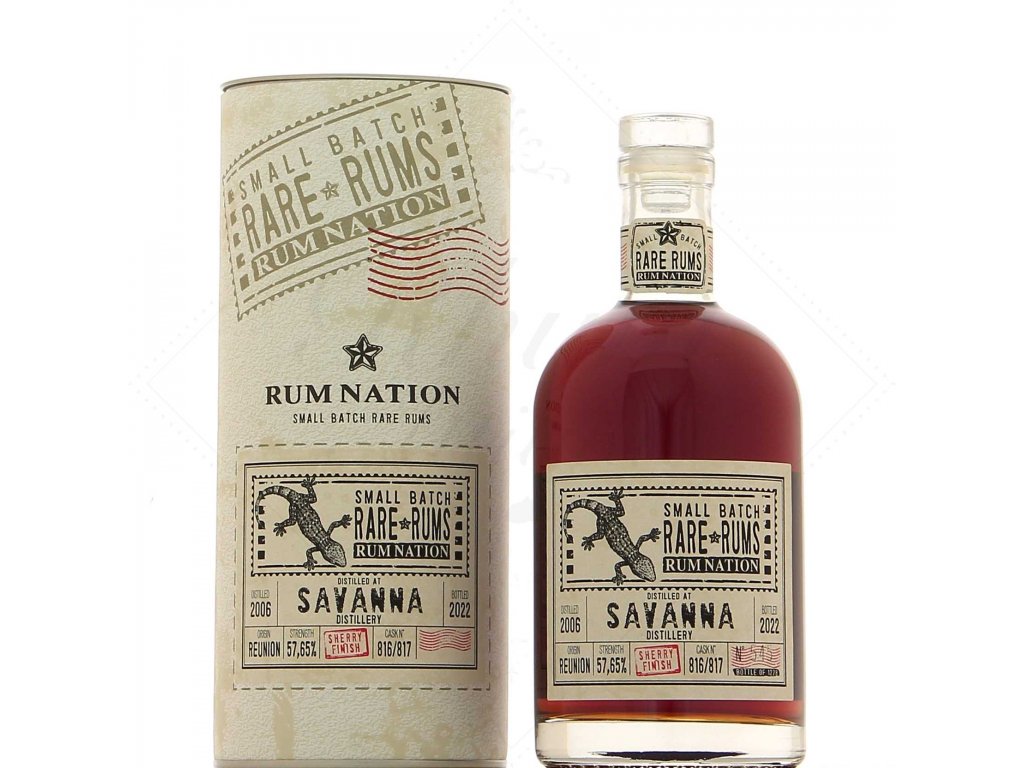 rum nation 2006 savanna traditionnel sherry finish 5765