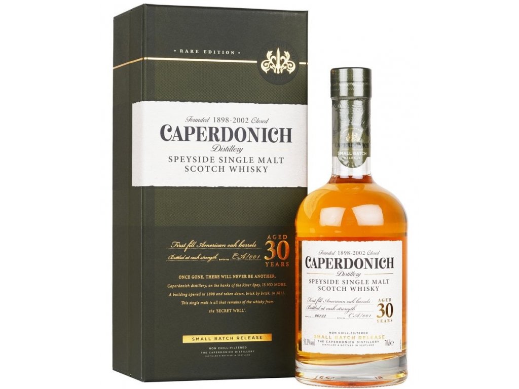 Caperdonich Speyside Single Malt Scotch Whisky 30y