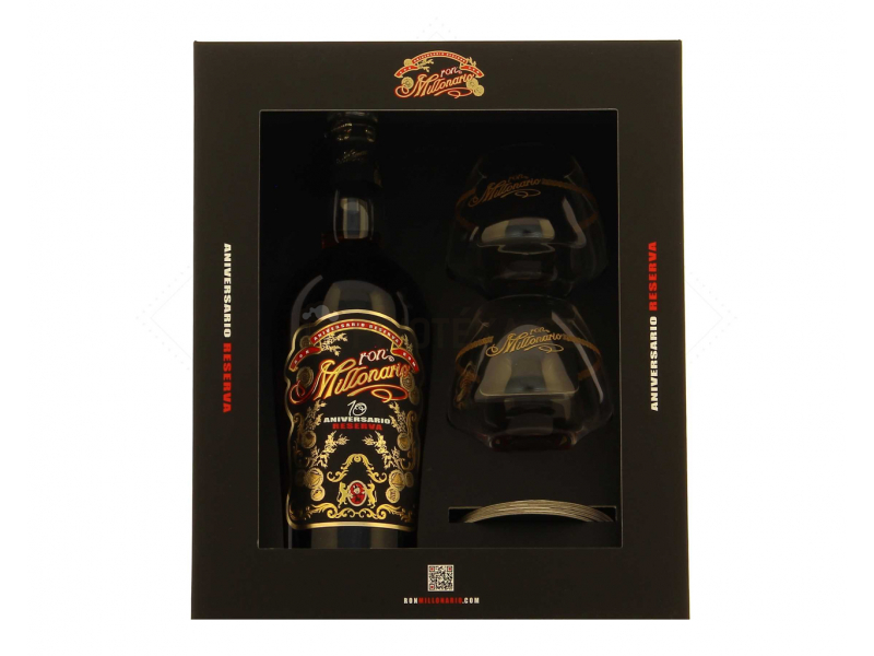 Millonario 10 Aniversario Reserva Gift Box 40,0% 0,7 l