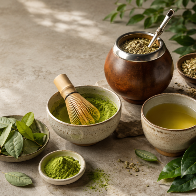 Maté, koka, matcha, nebo guayusa?