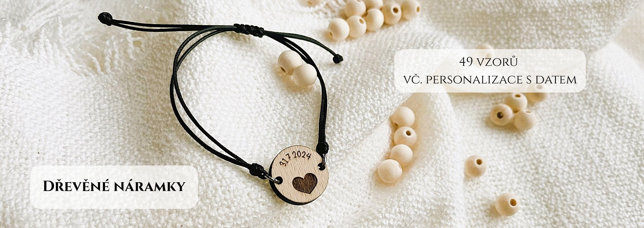 Dřevěné náramky