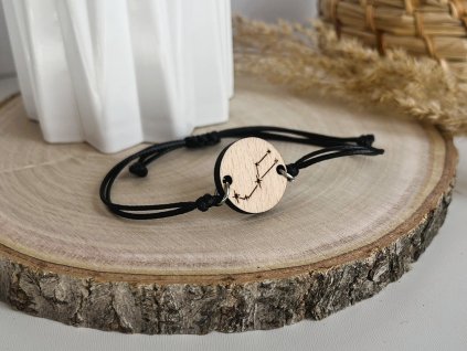dřevěný náramek býk