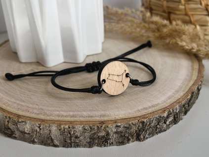dřevěný náramek blíženci