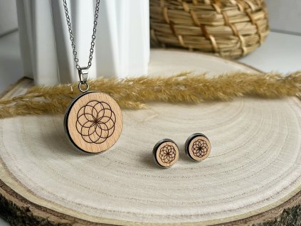 dřevěný set kruhy 2