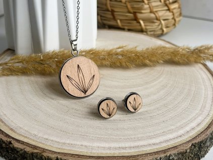 dřevěný set trojlist