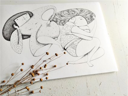 Jsou / originál kresba