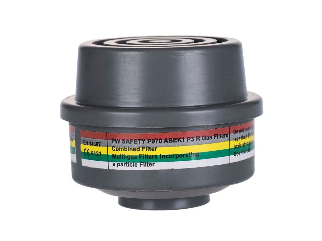 ABEK1P3 Combination Filter Special Thread Connection (Pk4) (Farba Grey)