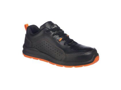 Composite Action Leather Trainer S1P SRC (Farba Black/Orange, Veľkosť 36)