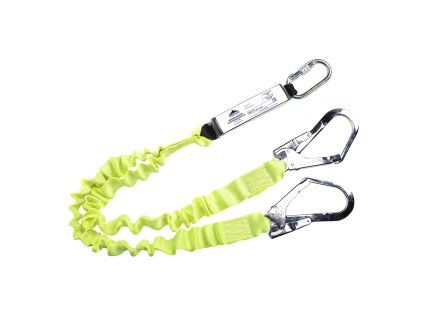 Double Elasticated 1.8m Lanyard With Shock Absorber (Farba Yellow)