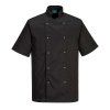 Chef's Cumbria Jacket S/S (Farba Black, Veľkosť 4XL)