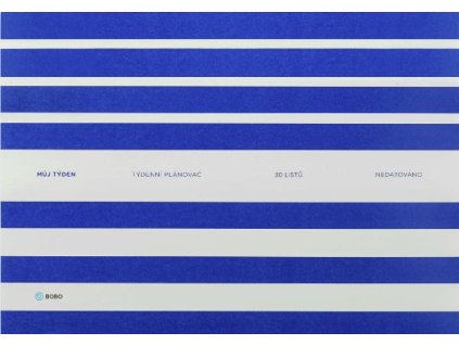 Týdenní plánovač na stůl, A4, 30listů, na šířku