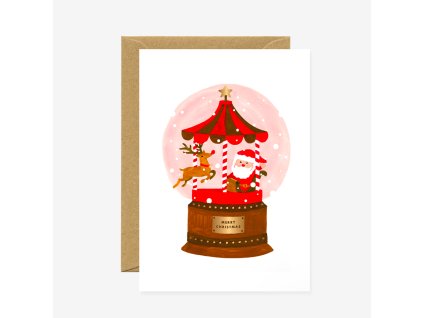 Vánoční přání - Santa snowball, ATWS