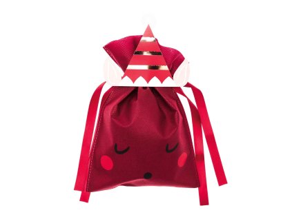 Vánoční pytlíček - GNOME, BORDO - vel. S