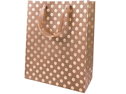 Dárková taška -  NATURAL DOTS, vel. L