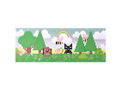 Týdenní plánovač - Pixel landscape