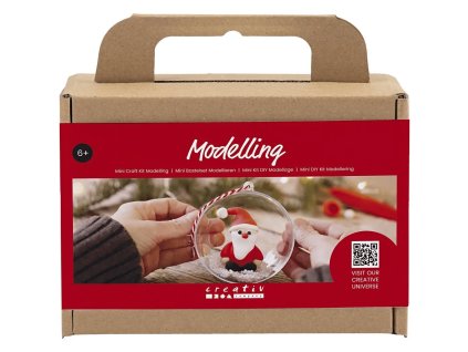 Kreativní sada - Vytvoř si vlastní ozdobu - Santa