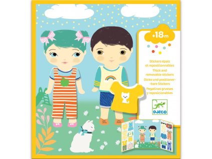 Přemístitelné samolepky pro nejmenší Oblečení