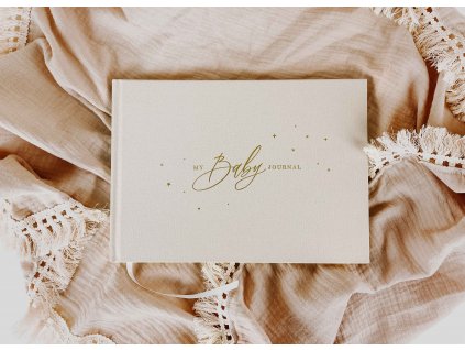 My Baby Journal Ivory cotton cloth01