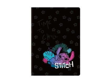 Sešit A4 - Stitch černý