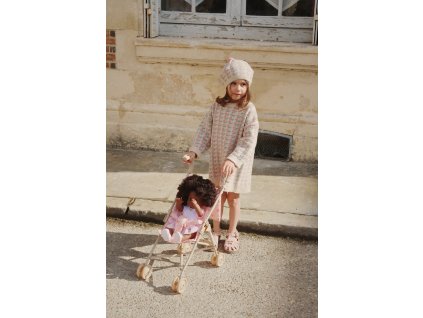 konges sloejd dukketilbehoer konges sloejd doll stroller lacy pink 207864.jpeg