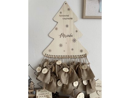 Adventní kalendář Nástěnný
