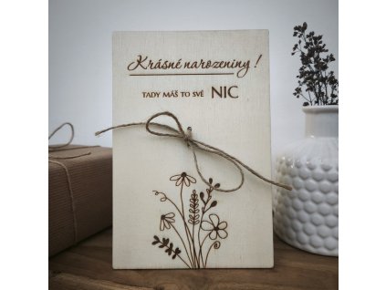 prani na penize květiny