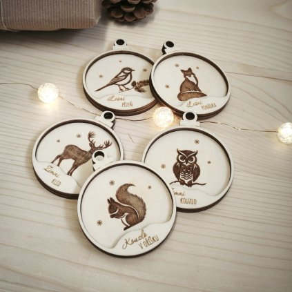 vanocni banky zviratka linelwood