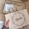 dreveny box na vzpominky otevreny