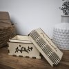 Dřevěná truhlička s ptáčky – otevřená