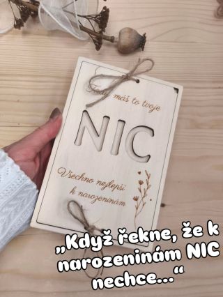 ​„Já nic nechci...“ 🙄😁 Znáte to taky? Ta nejtěžší věta pro každého, kdo hledá dárek! Ideální pro ty, kteří už všechno...