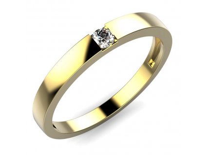 Dámský zlatý prsten 054