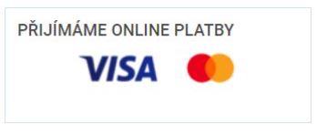 Platba je možná platební kartou